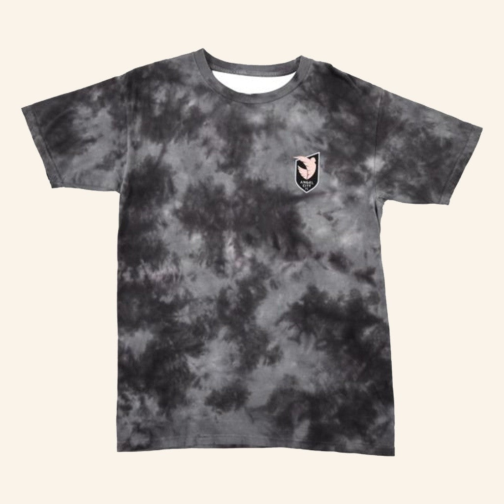 Angel City Merch Acfc X Tie Dye Unisex Black T-Shirt Gifts For Friends