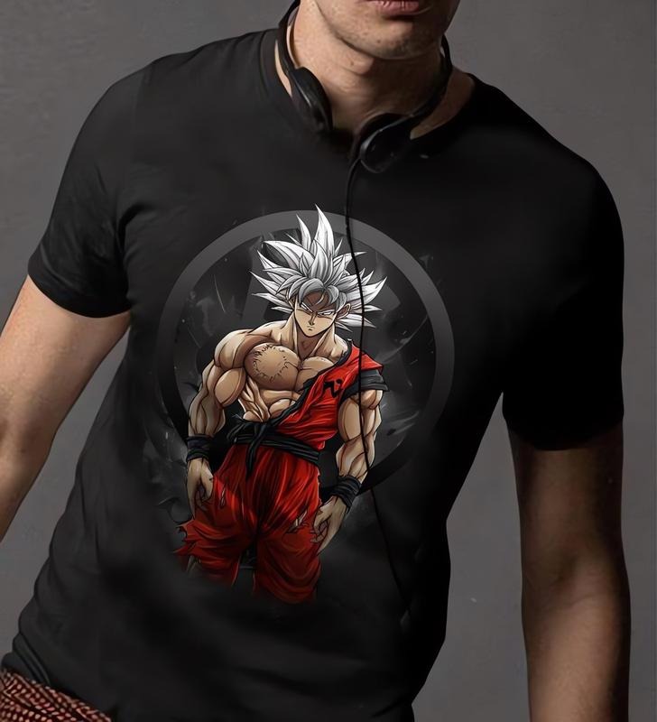 Angel Goku Shirt, Akira Toriyama Tribute  2Sides Unisex T-Shirt - 100% US Cotton Classic Fit Tee Casual Fabric