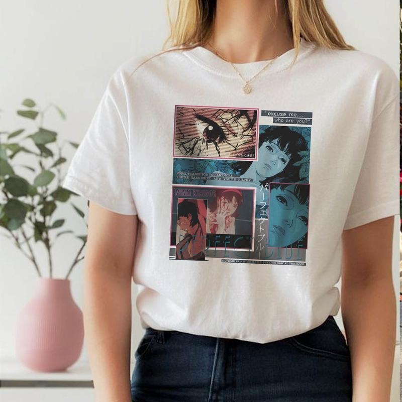 Anime PERFECT BLUE T-shirt - Perfect Blue Shirt, Perfect Blue Vintage Tees, Perfect Blue Retro Shirt, Long Sleeve Shirt, Perfect Blue Tee,Anime Unisex Sweatshirt hoodie T-shirt, Gift for Lovers Anime