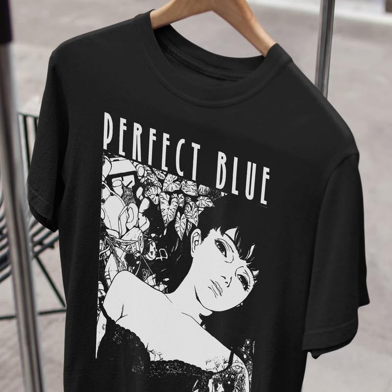 Anime Perfect Blue Vintage shirt, Perfect Blue Shirt, Perfect Blue Vintage Tees, Perfect Blue Retro Shirt, Short Sleeve Shirt, Perfect Blue Tee,Anime Unisex Sweatshirt hoodie T-shirt, Gift for Lovers Anime style 001
