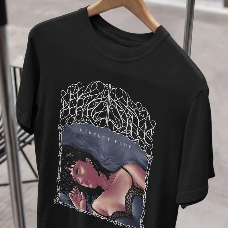 Anime Perfect Blue Vintage shirt, Perfect Blue Shirt, Perfect Blue Vintage Tees, Perfect Blue Retro Shirt, Short Sleeve Shirt, Perfect Blue Tee,Anime Unisex Sweatshirt hoodie T-shirt, Gift for Lovers Anime style 002