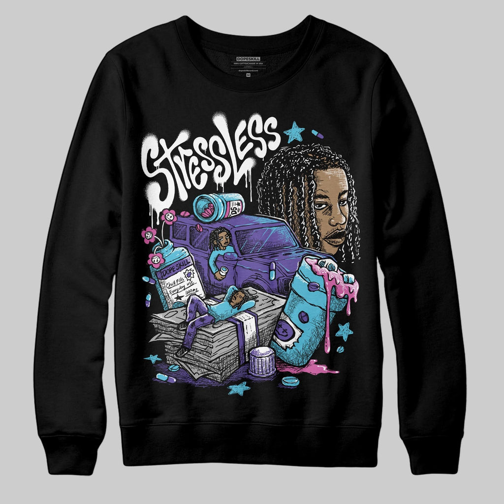 Aqua 8s DopeSkill Sweatshirt Stressless Graphic