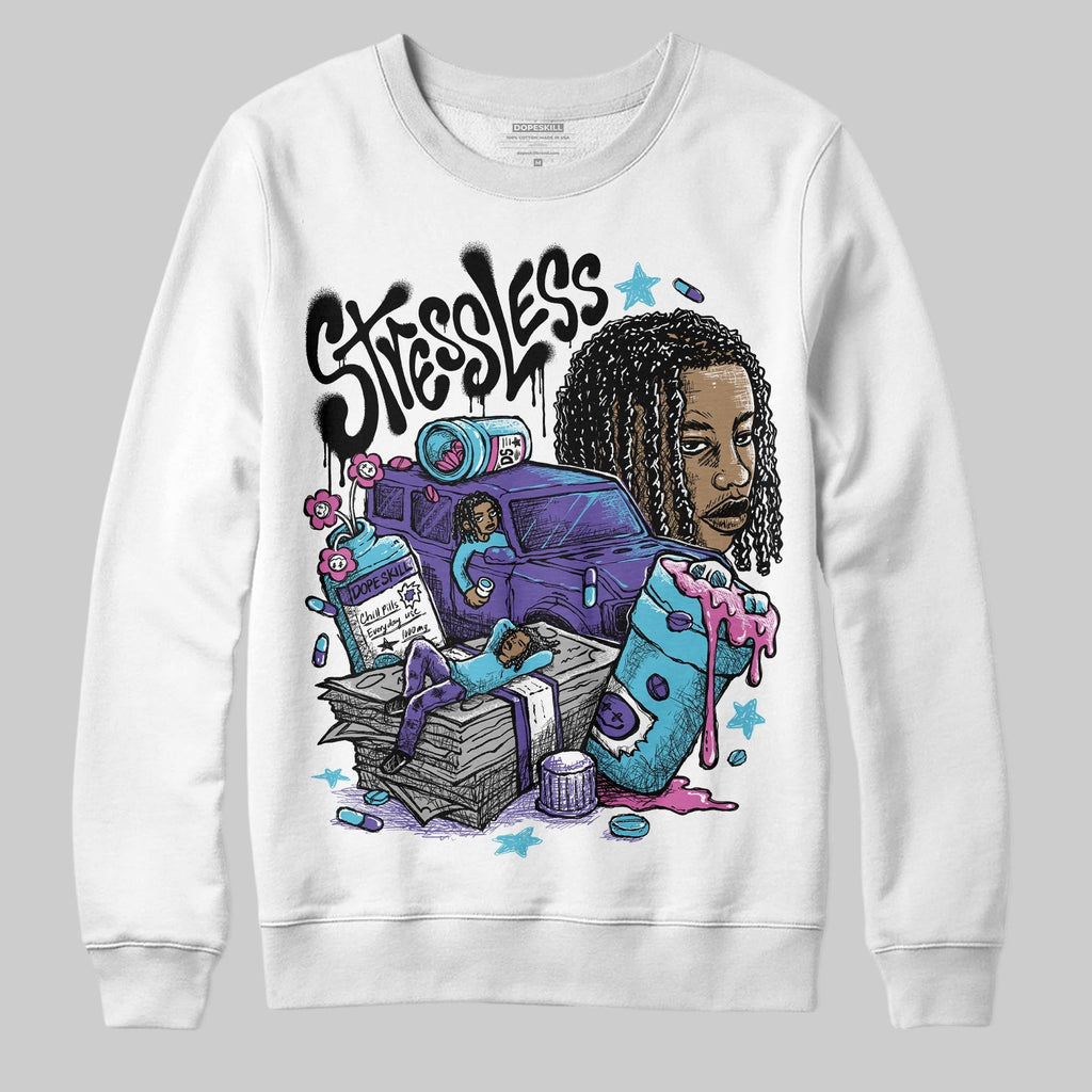 Aqua 8s DopeSkill Sweatshirt Stressless Graphic