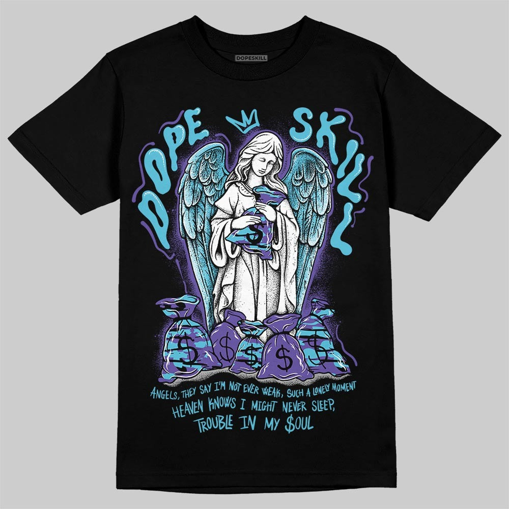 Aqua 8s DopeSkill T-Shirt Angels Graphic