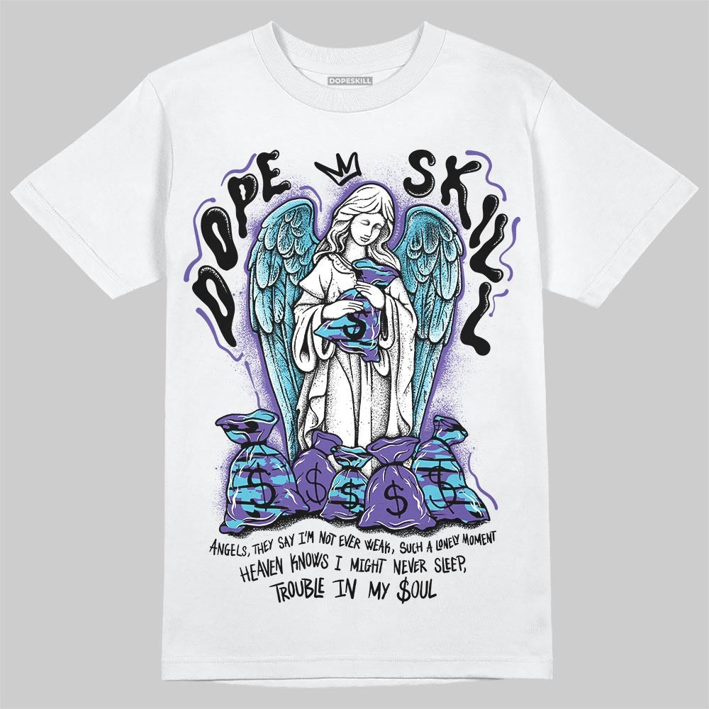 Aqua 8s DopeSkill T-Shirt Angels Graphic