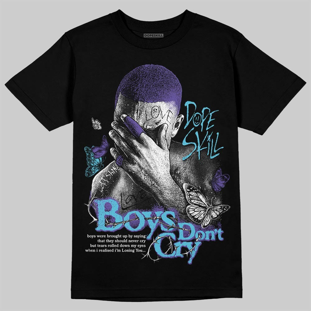 Aqua 8s DopeSkill T-Shirt Boys Don't Cry Graphic
