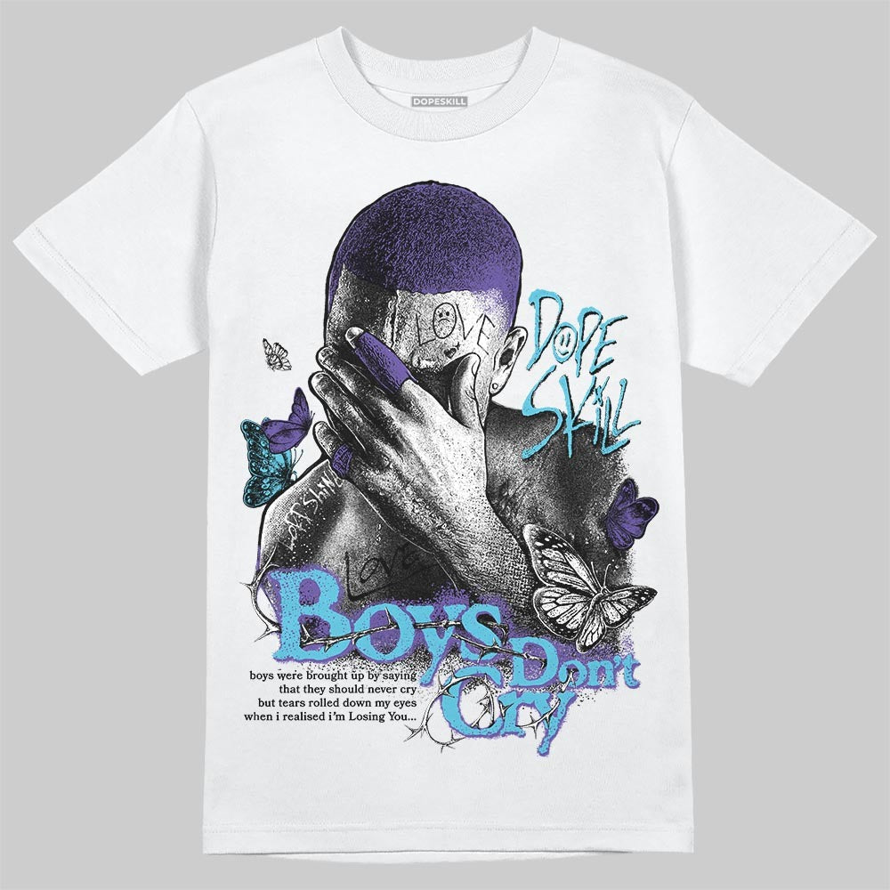 Aqua 8s DopeSkill T-Shirt Boys Don't Cry Graphic