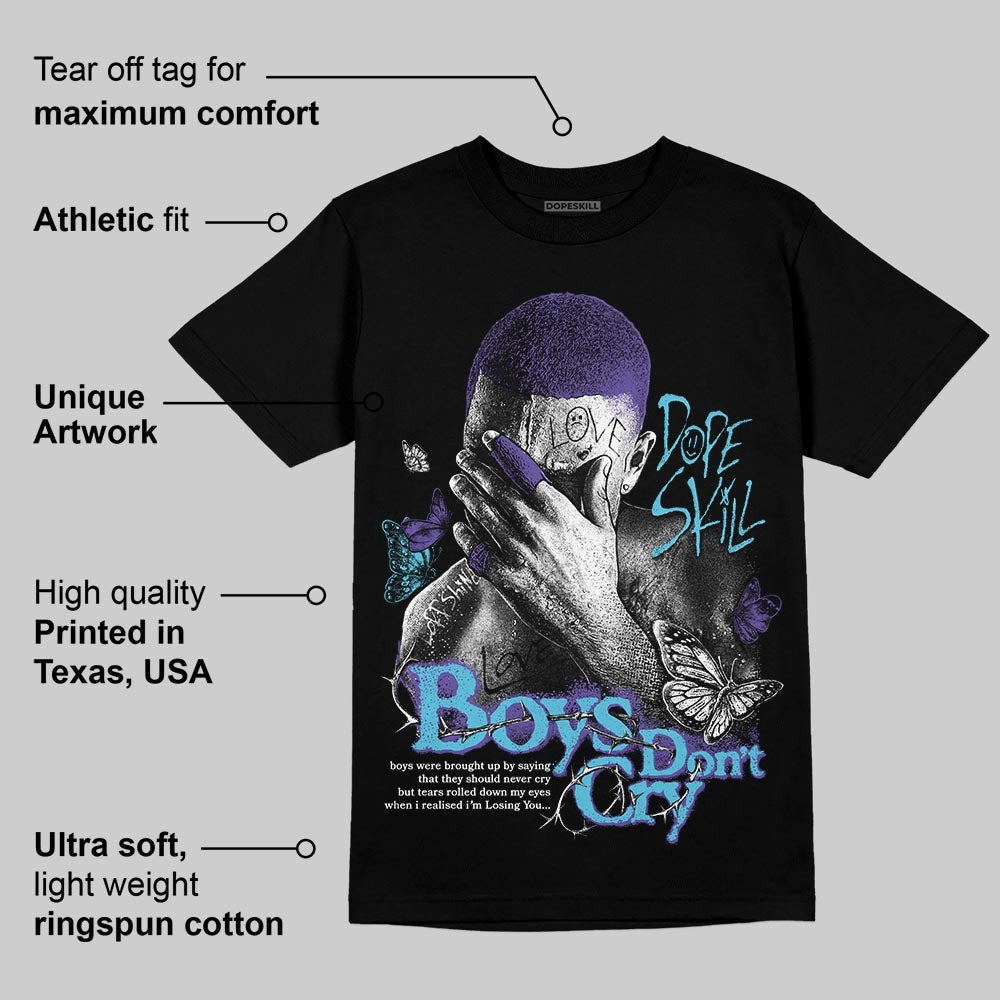 Aqua 8s DopeSkill T-Shirt Boys Don't Cry Graphic