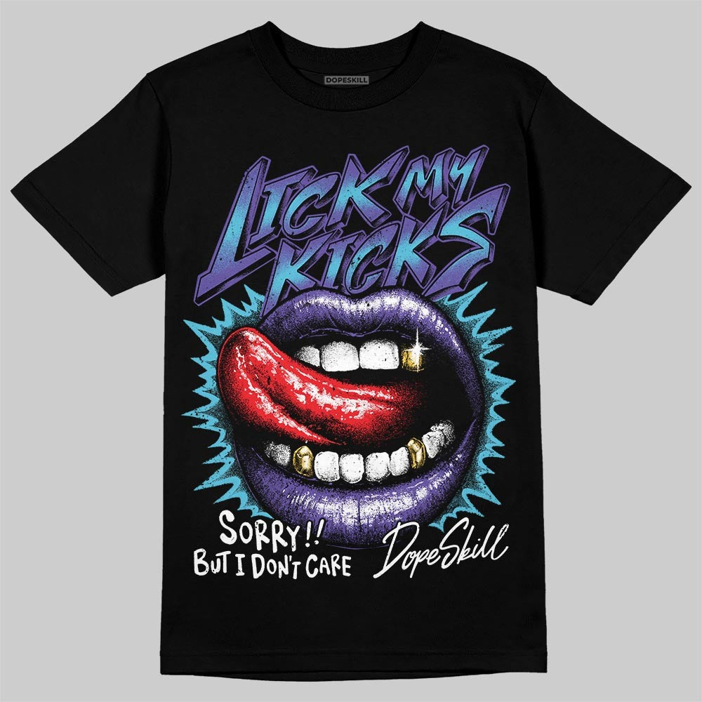 Aqua 8s DopeSkill T-Shirt Lick My Kicks Graphic