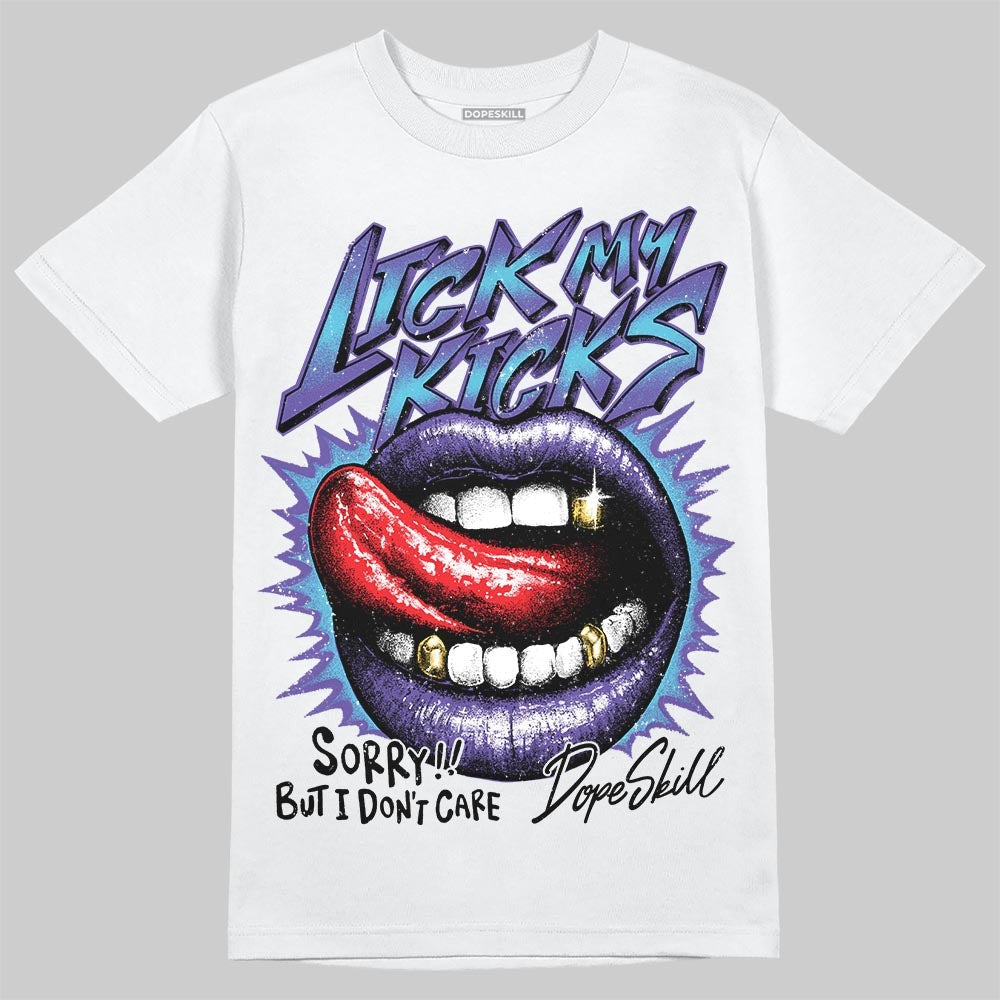 Aqua 8s DopeSkill T-Shirt Lick My Kicks Graphic