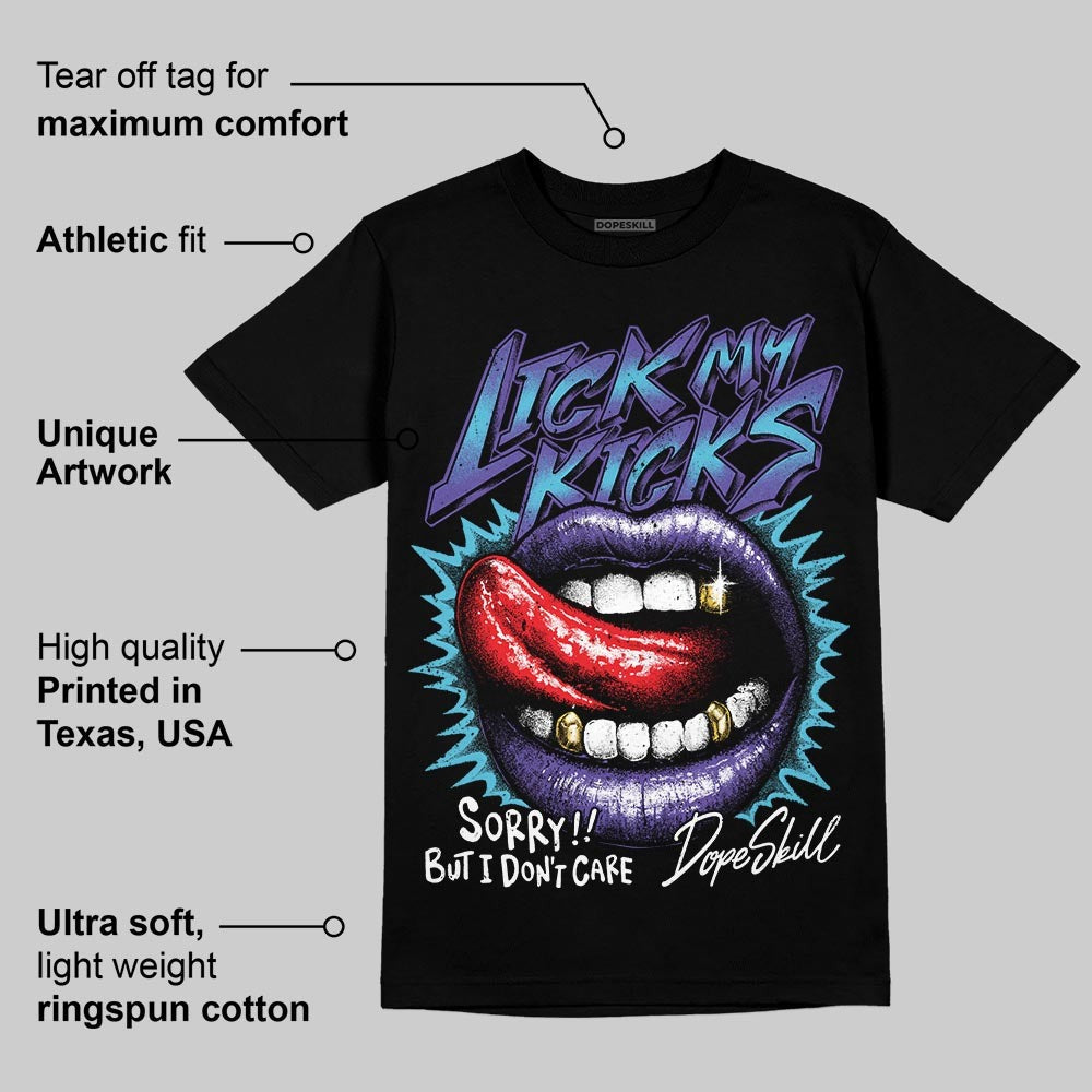 Aqua 8s DopeSkill T-Shirt Lick My Kicks Graphic