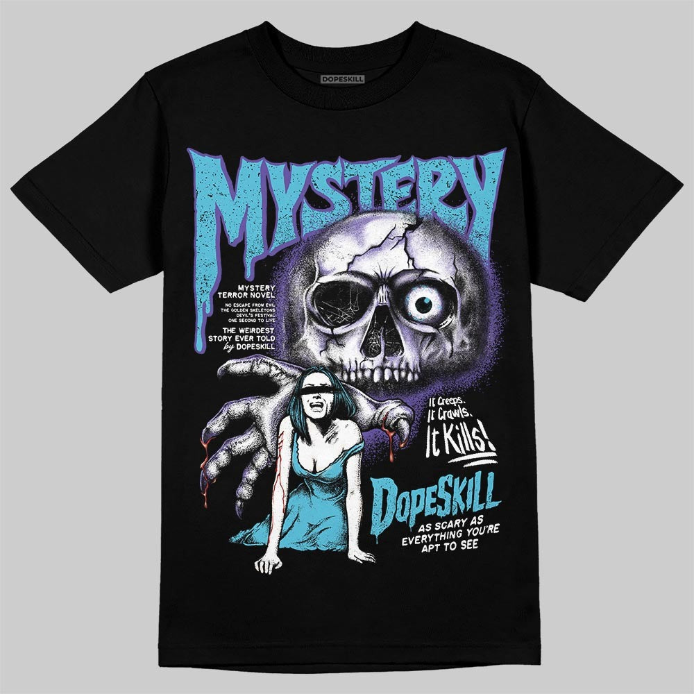Aqua 8s DopeSkill T-Shirt Mystery Ghostly Grasp Graphic