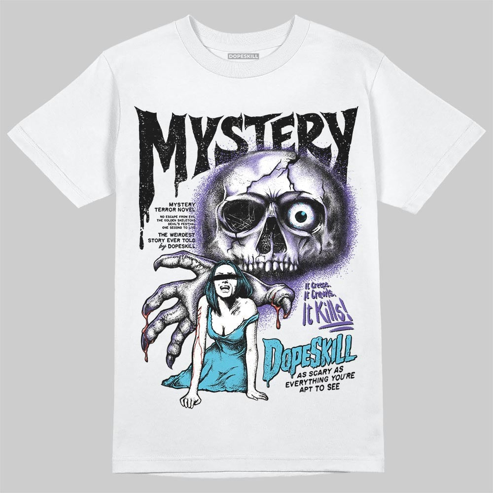 Aqua 8s DopeSkill T-Shirt Mystery Ghostly Grasp Graphic