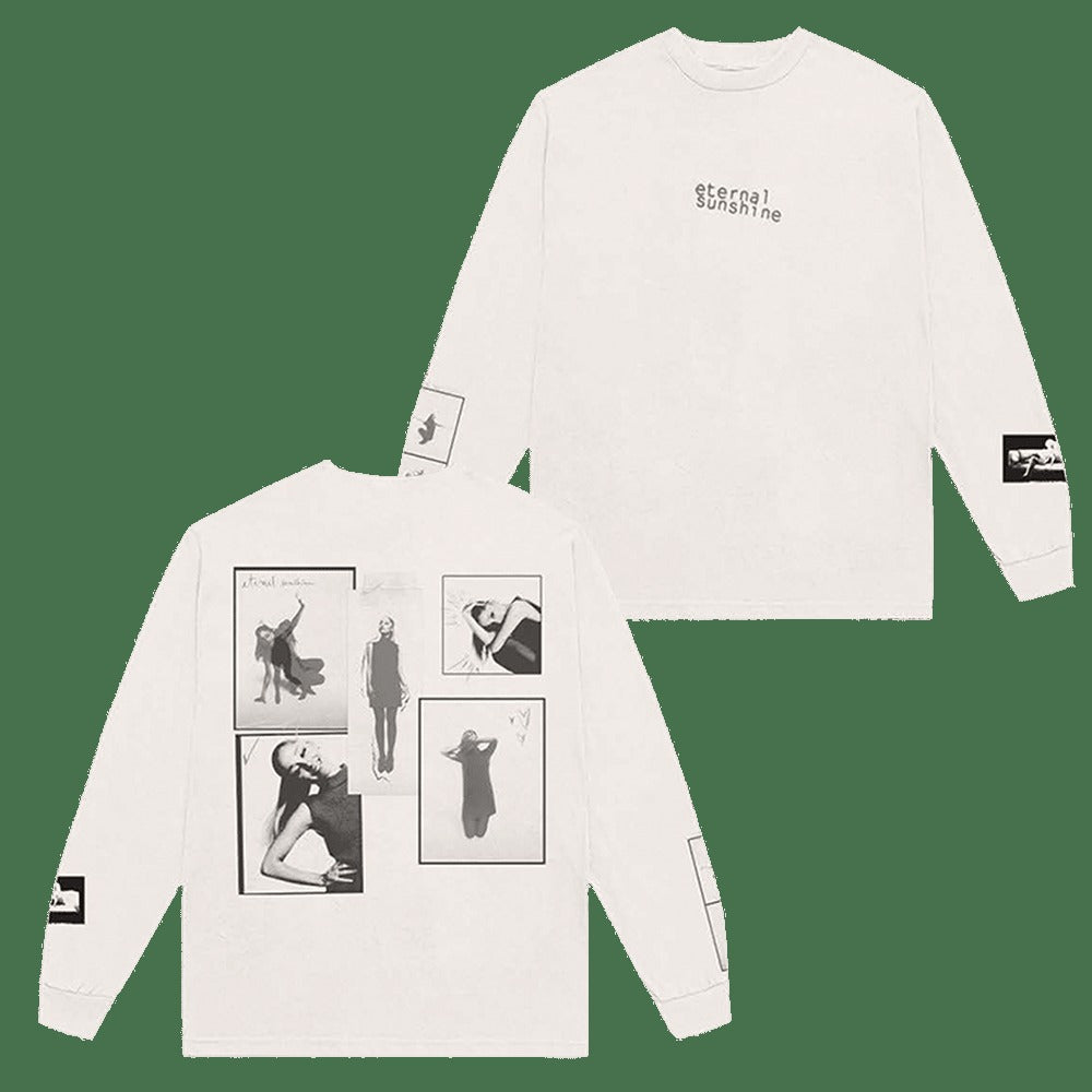Ariana Merch Ariana Eternal Sunshine Artboard Long Sleeve T-Shirt Gifts For Music Fans