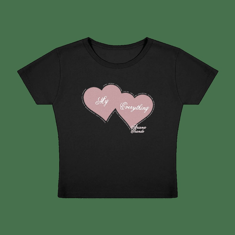 Ariana Merch Ariana My Everything Tenth Anniversary Cropped T-Shirt Music Lovers Gifts For Fans