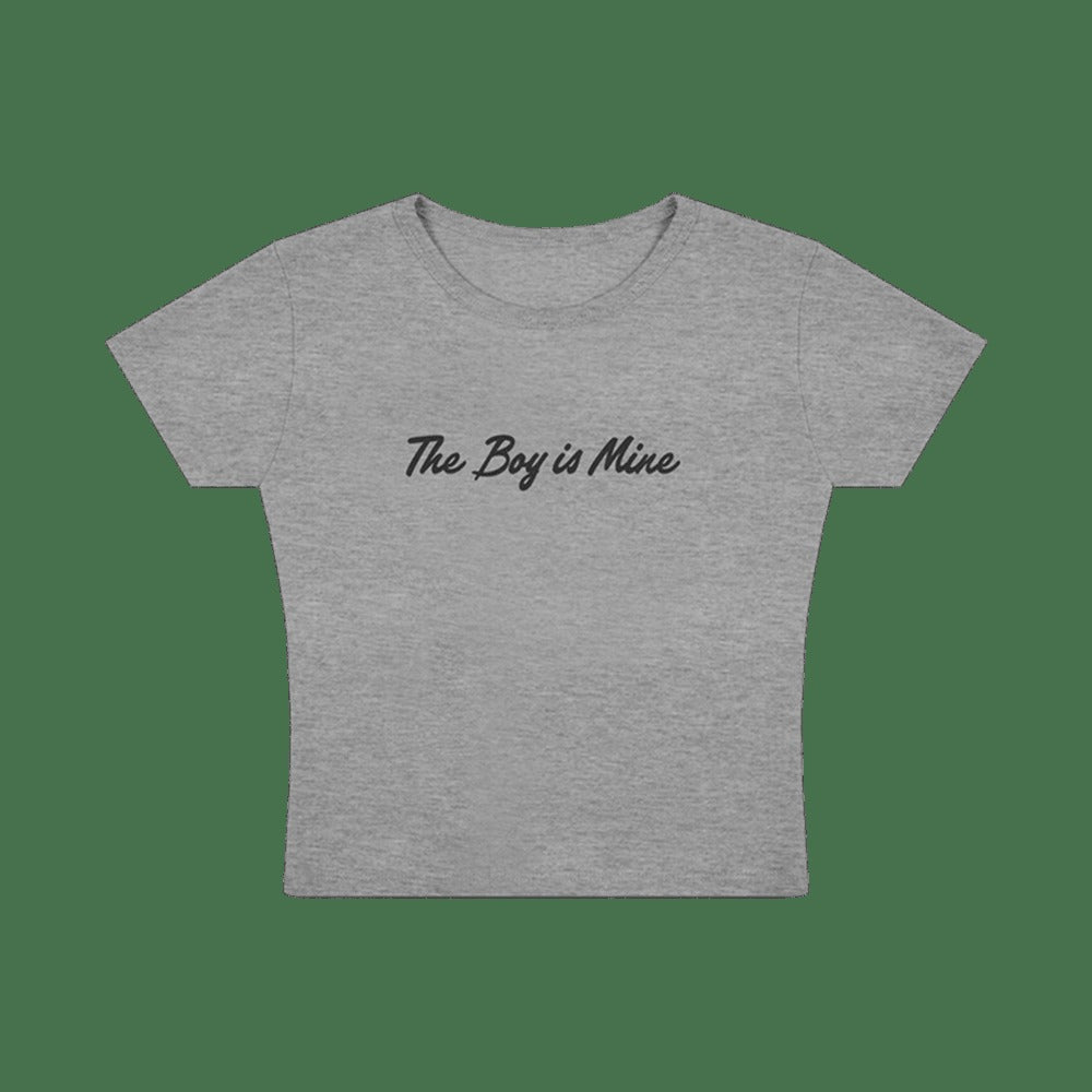 Ariana Merch Ariana The Boy Is Mine Cropped T-Shirt For Women's Gifts For Music Fans