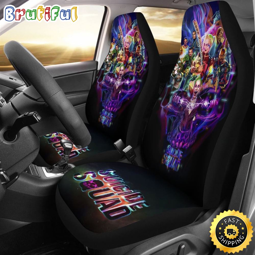 Art Suicide Squad Car Seat Covers Movie Fan