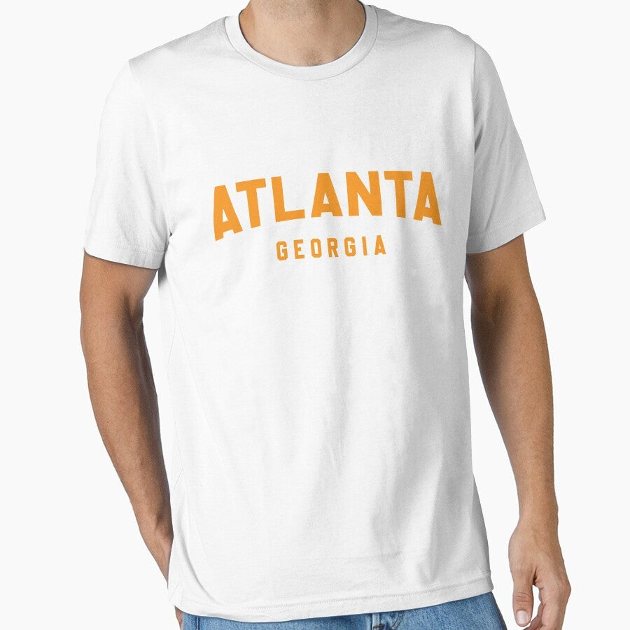 Atlanta Georgia Vintage Print Essential T Shirt