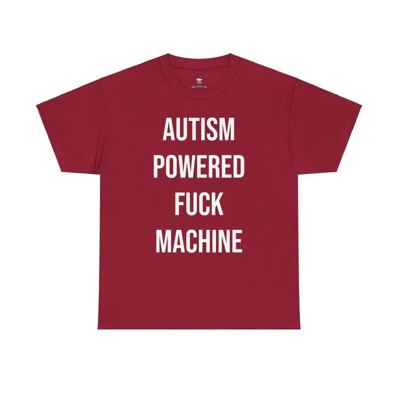 Autism Powered Tee - Funny Cotton Streetwear Tshirt, Unisex Cotton Graphic Shirt Casual