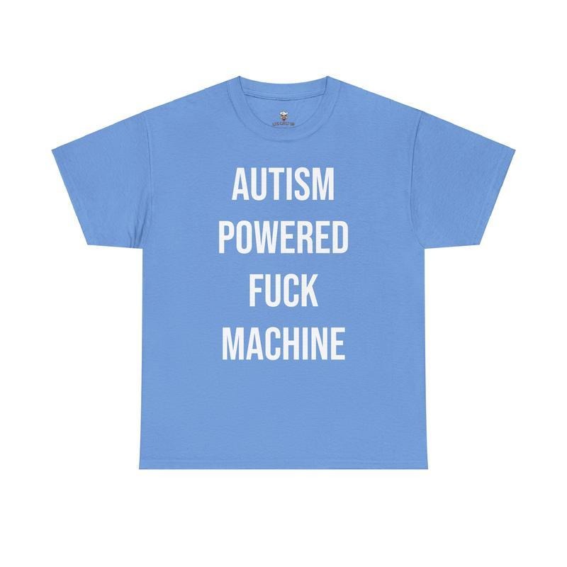 Autism Powered Tee - Funny Cotton Streetwear Tshirt, Unisex Cotton Graphic Shirt Casual