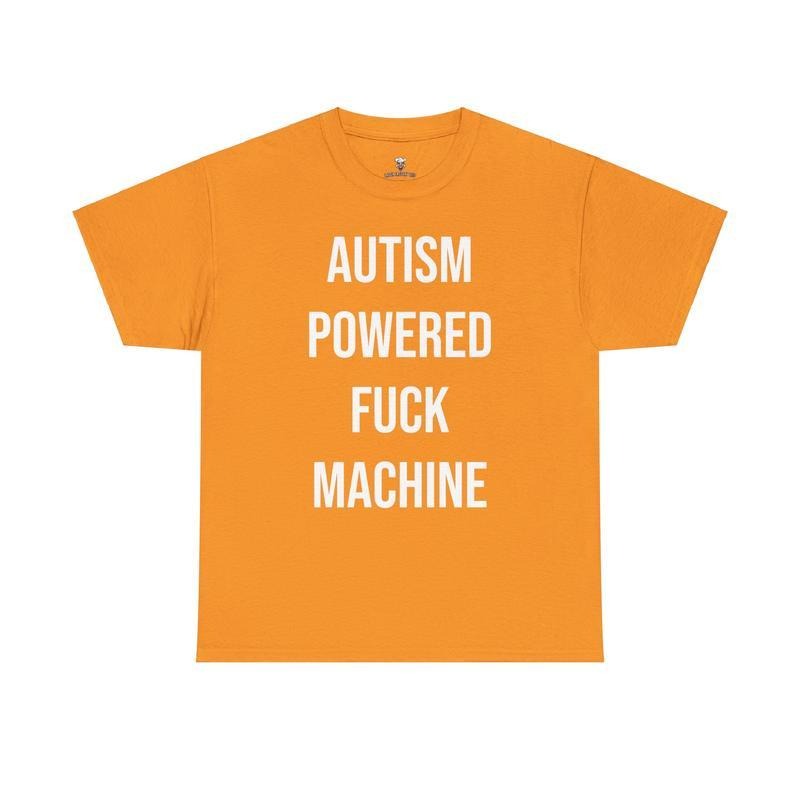 Autism Powered Tee - Funny Cotton Streetwear Tshirt, Unisex Cotton Graphic Shirt Casual
