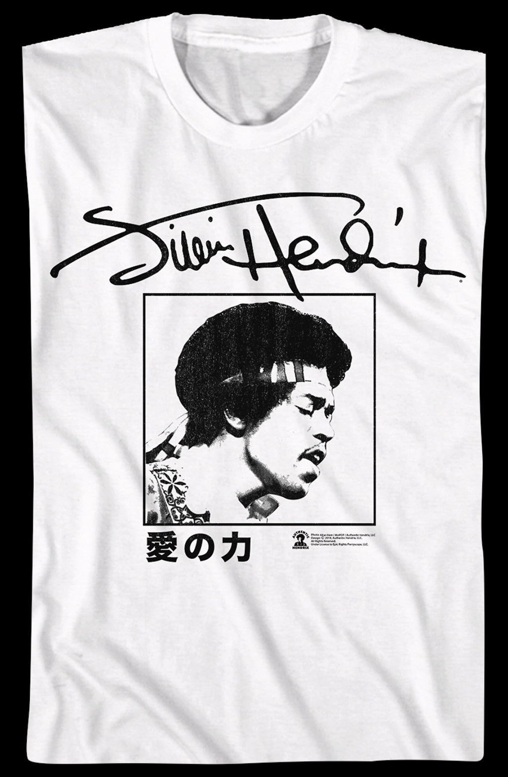 Autograph Jimi Hendrix T-Shirt