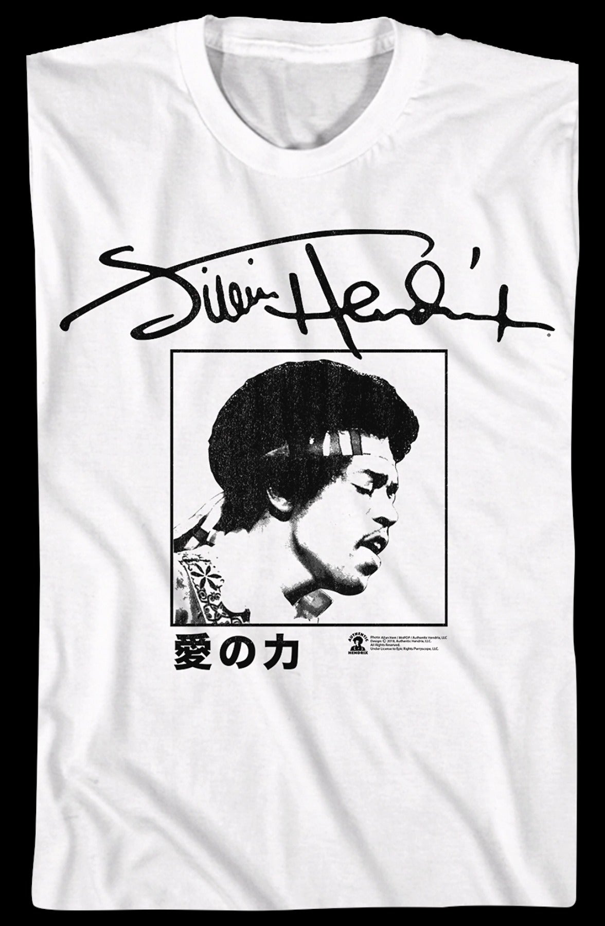 Autograph Jimi Hendrix T-Shirt