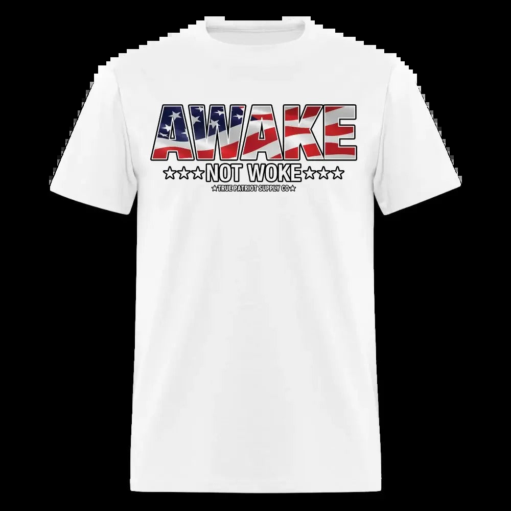 Awake Not Woke Anti Woke Unisex Classic T-Shirt