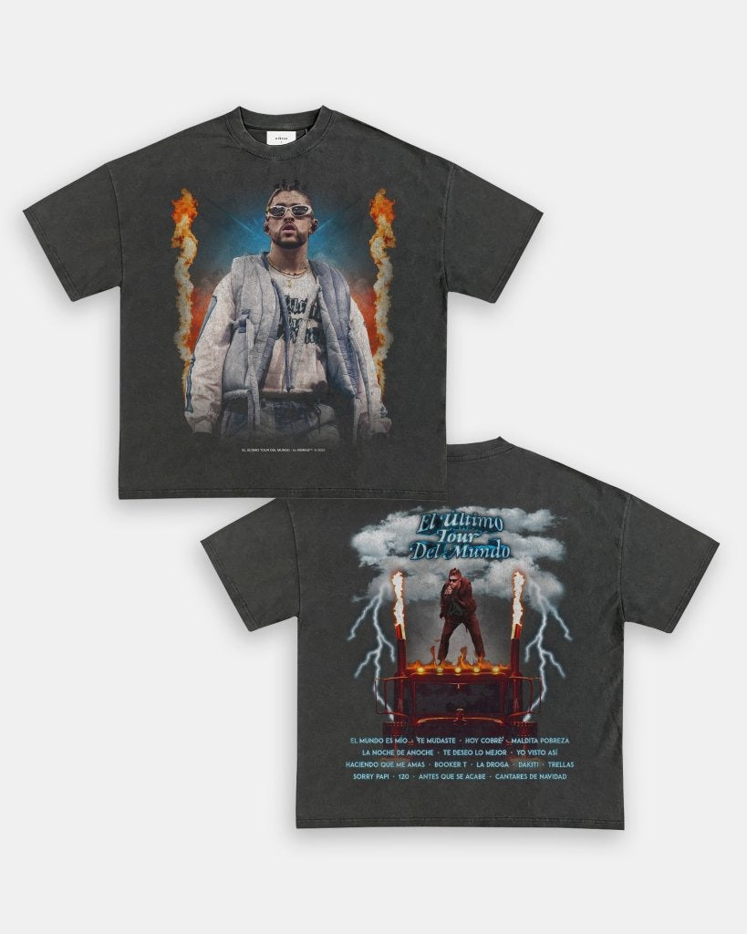 BAD BUNNY - EL ÚLTIMO TOUR DEL MUNDO VINTAGE TEE - [DS]