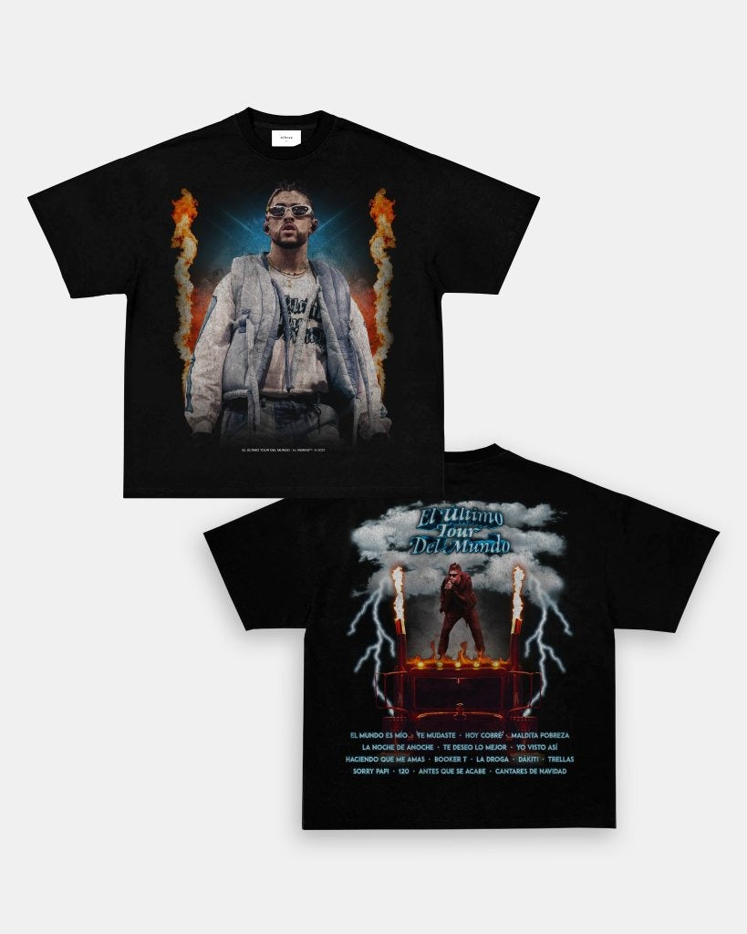 BAD BUNNY - EL ÚLTIMO TOUR DEL MUNDO VINTAGE TEE - [DS]