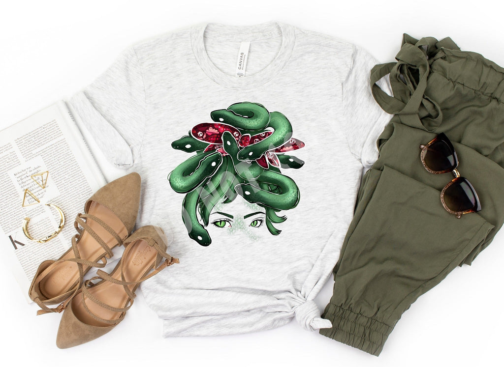 BATCH 68-MESSY BUN MEDUSA UNISEX TEE ADULTS