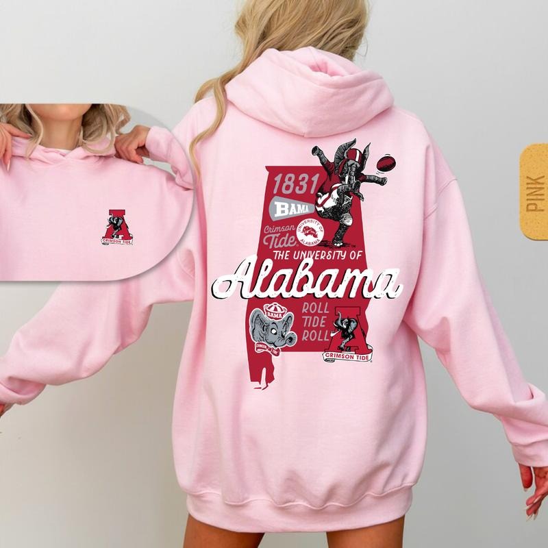 [BIG DEAL]Alabama Crimson Tide Graphite Vault State 2 Sides Hoodie & Sweatshirt, Unisex Hoodie & Sweatshirt, Sport Hoodie & Sweatshirt Fashion Menswea