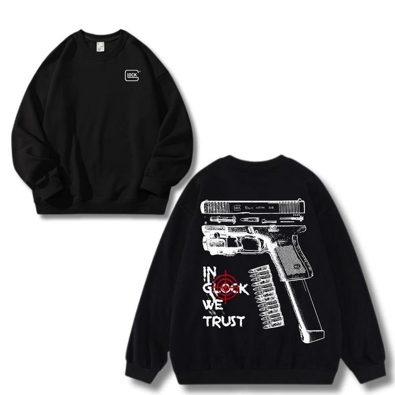 [BIG DEAL]Glok Cotton  2 Side-In Glok We Trust Hoodie & Sweatshirt, Unisex Hoodie & Sweatshirt, Sport Hoodie & Sweatshirt Casual Streetwear