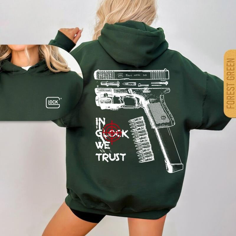 [BIG DEAL]Glok Cotton  2 Side-In Glok We Trust Hoodie & Sweatshirt, Unisex Hoodie & Sweatshirt, Sport Hoodie & Sweatshirt Casual Streetwear