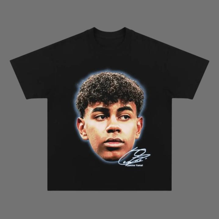 BIG FACE LAMINE YAMAL T-Shirt, LAMINE YAMAL Vintage Tee, Unisex Soccer Shirt, Sweatshirt, Graphic Tees, Menswear Womenswear Streetwear