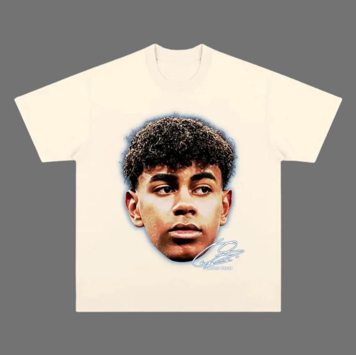 BIG FACE LAMINE YAMAL T-Shirt, LAMINE YAMAL Vintage Tee, Unisex Soccer Shirt, Sweatshirt, Graphic Tees, Menswear Womenswear Streetwear