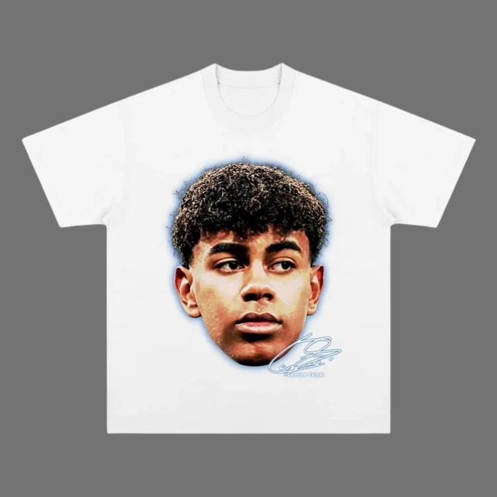 BIG FACE LAMINE YAMAL T-Shirt, LAMINE YAMAL Vintage Tee, Unisex Soccer Shirt, Sweatshirt, Graphic Tees, Menswear Womenswear Streetwear