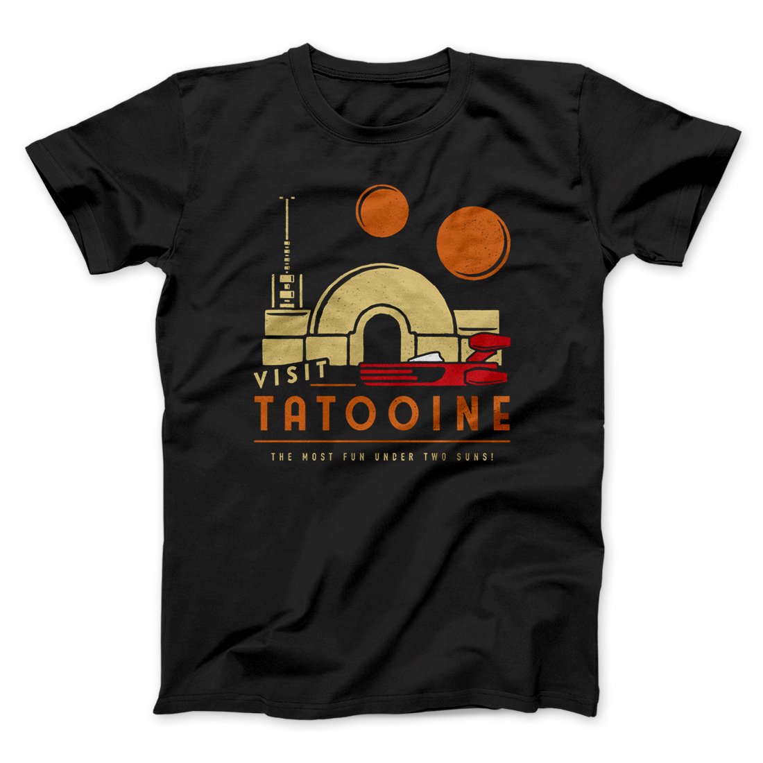 Visit Tatooine Funny Movie Men/Unisex T-Shirt
