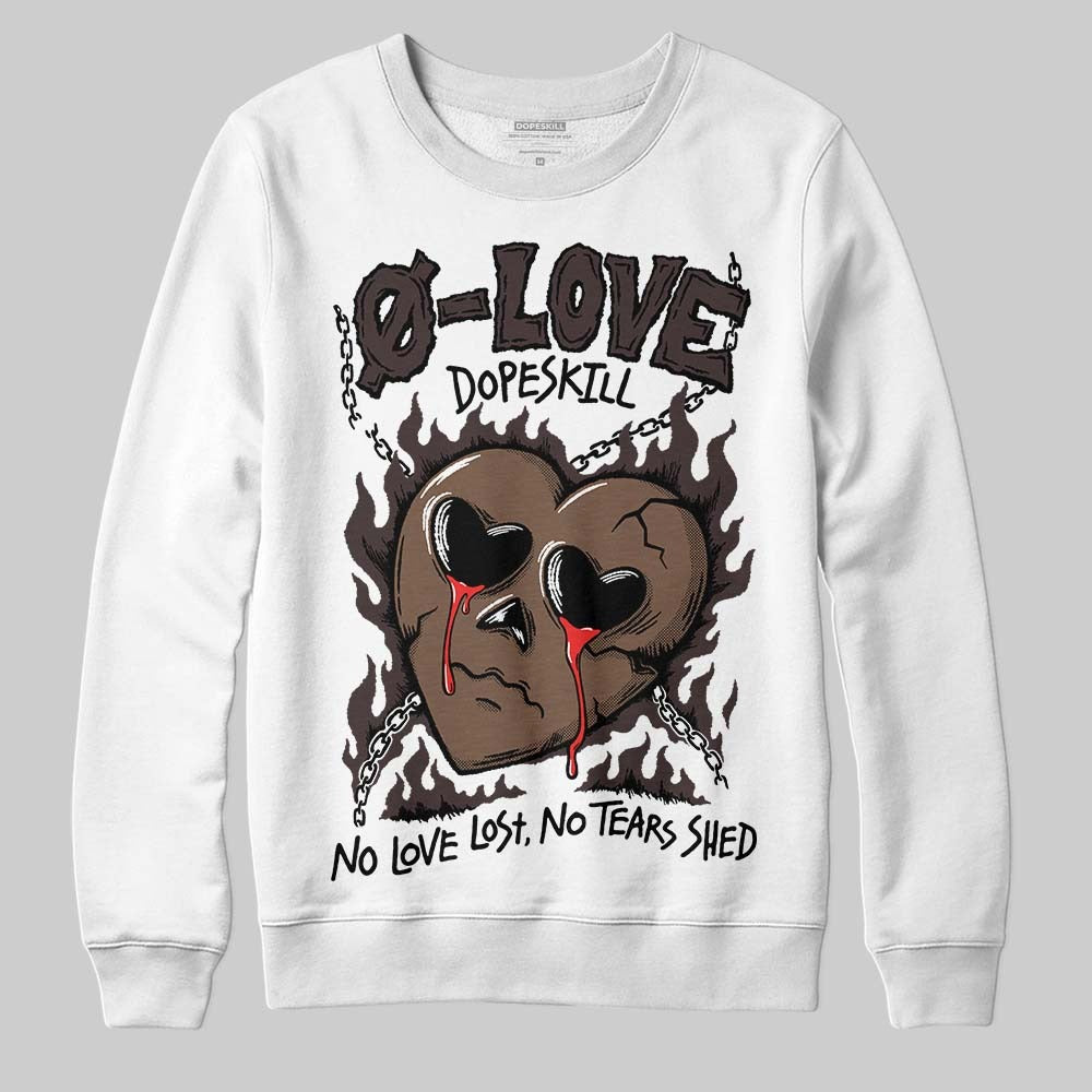 Baroque Brown 12s DopeSkill Sweatshirt Crying Heart Graphic