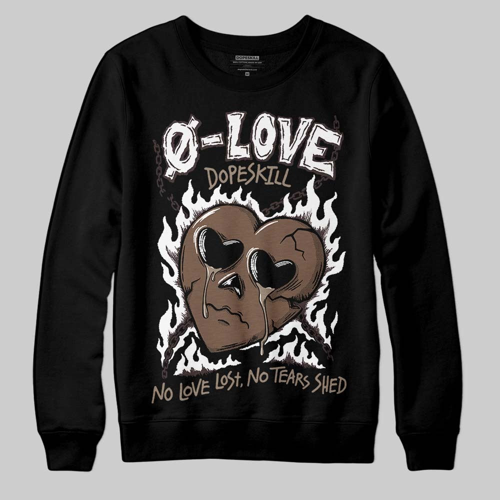 Baroque Brown 12s DopeSkill Sweatshirt Crying Heart Graphic