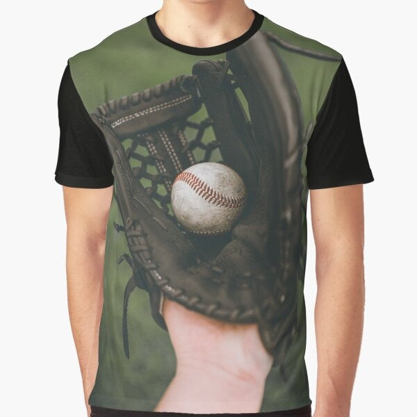 Baseball Catch Graphic T-Shirt