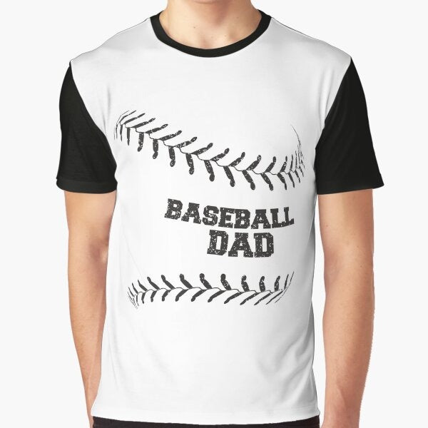 Baseball Dad T Shirt Father Softball Tee Graphic T-Shirt