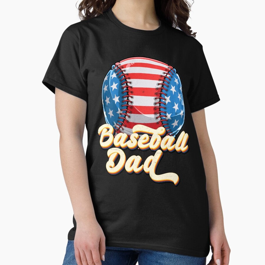 Baseball Dad Vintage Classic T-Shirt