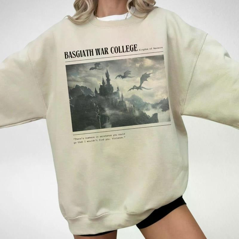 Basgiath War College Sweatshirt Hoodie, Witchy Christmas Gift, Witch Lady Girl Shirt, Witch Movie Shirt, Gift For Women