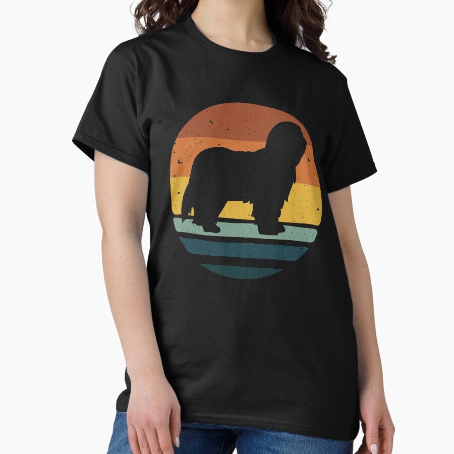 Bearded Collie Retro Vintage Classic T Shirt