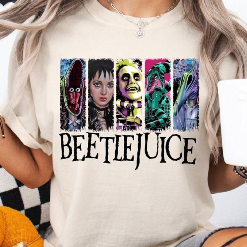 Beetlejuice 1988 Movie Tshirt, Beetlejuice Movie Halloween Shirt, Spooky Season Party Shirt, Beetlejuice Style Bootleg Rap Shirt, Horrow Vintage Tshirt
