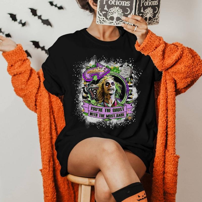 Beetlejuice 1988 Movie Tshirt, Beetlejuice Movie Halloween Shirt, Spooky Season Party Shirt, Beetlejuice Style Bootleg Rap Shirt, Horrow Vintage Tshirt