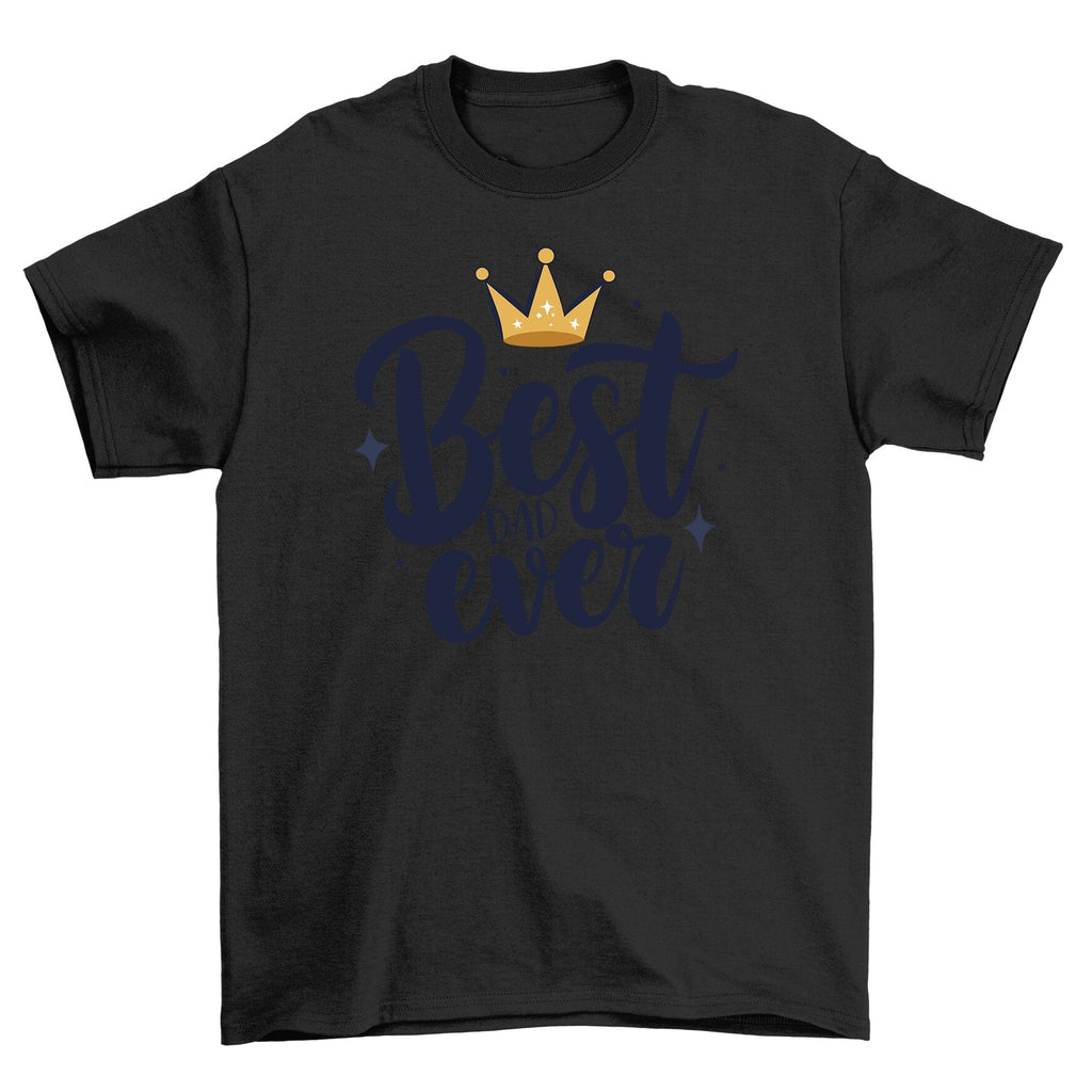 Best Dad Ever Crown Graphic Tee
