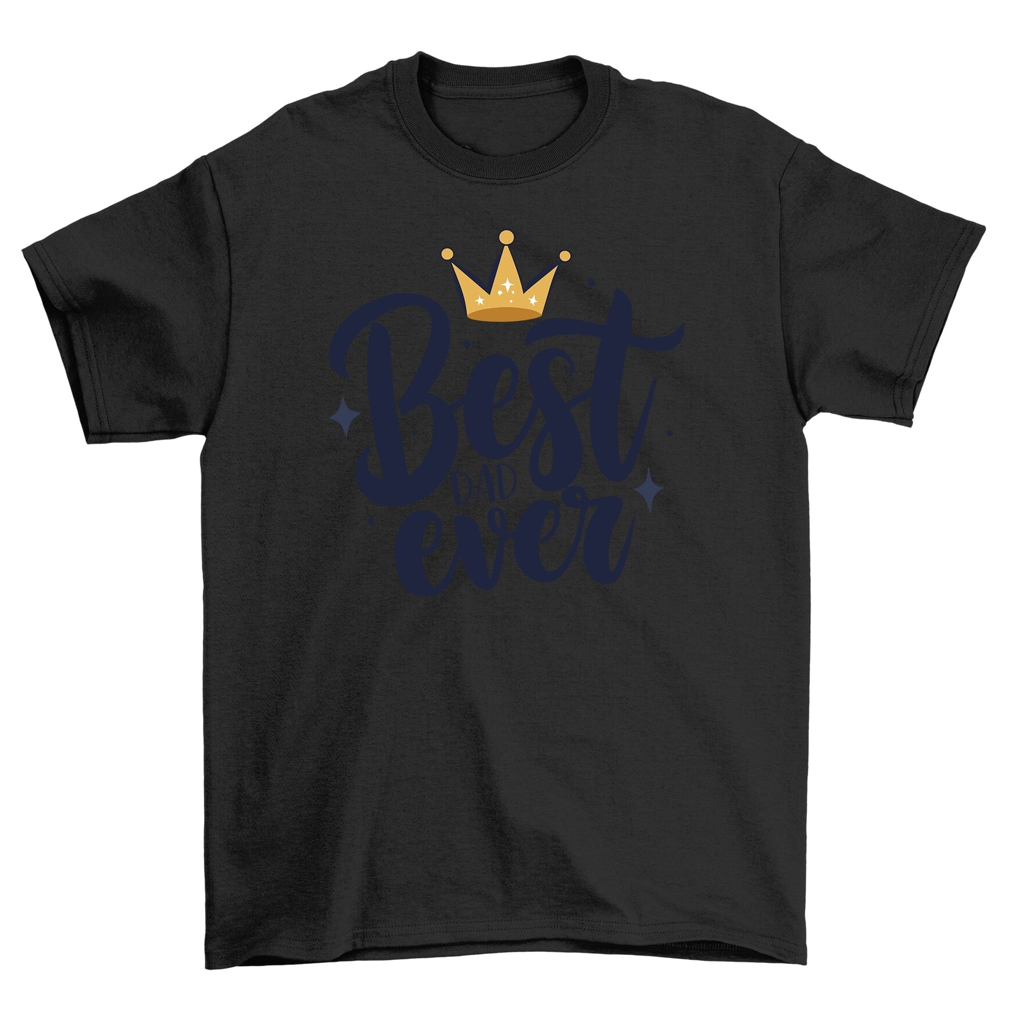Best Dad Ever Crown Graphic Tee