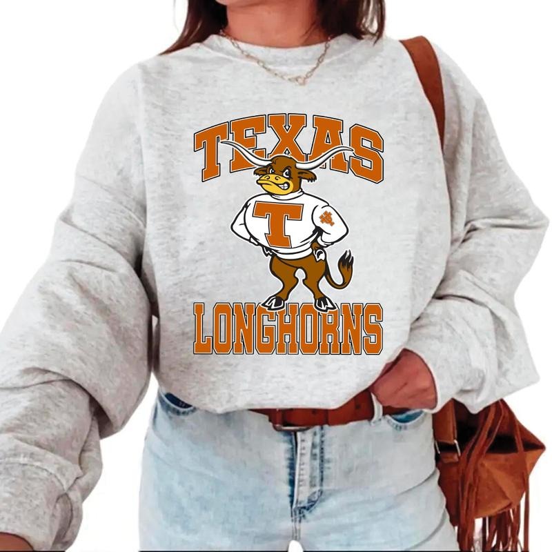 Bevo Shirt, Texas Longhorns Mascot NCAA Sweatshirt, Vintage College Football, Touchdown Season Unisex t-shirt, sweatshirt, hoodie Cotton Menswear